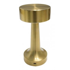 Rechargeable Gold Table Lamp Cct Adjustable DIA90X220MM