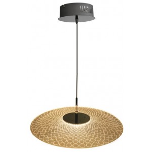 230VAC 18W LED ACRYLIC/CHROME Pendant Light DIA.500X1500MM