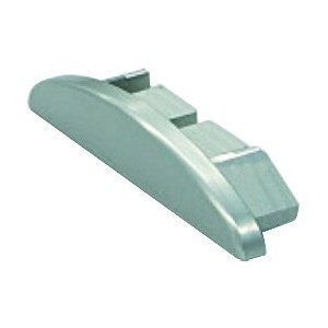 End Cap For Half Round Trunking Aluminium