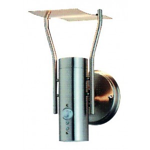 S/S 230V GU10 50W WALL MOUNT 208(D)x275(H) IP44 C/W SENS