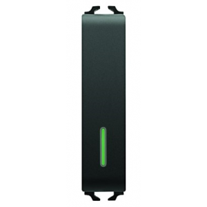 Chorus 1-WAY 1P 1/2M 10AX Illuminable Switch Black