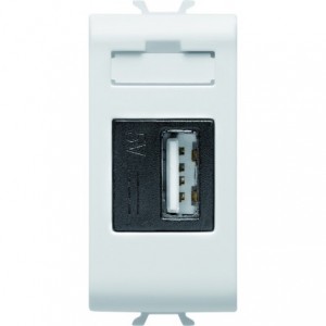 Chorus 1M USB Charger Module 5VDC 1.2A Black