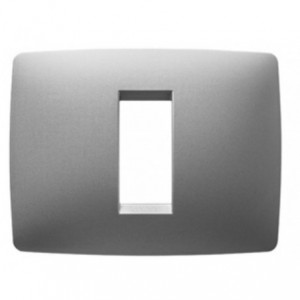 Chorus One 1-GANG Cover Plate Titanium