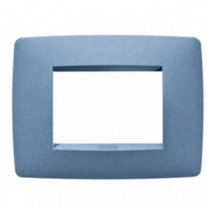 One PLATE- 3-GANG- Sea Blue