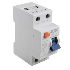 32AMP 30mA 2P DIN  RCD NO OVERLOAD