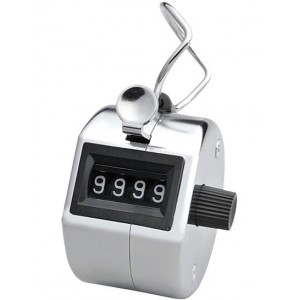 Hand Tally 4 Digit Counter