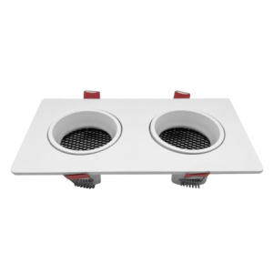 167X90MM Recessed Antiglare Downlight Fitting White
