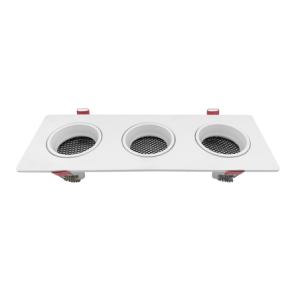 245X90MM Recessed Antiglare Downlight Fitting White