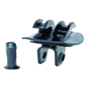 Insulator - Omega With Clip - Black