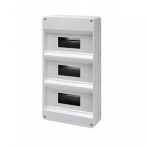 GREY SURFACE DB 3x12M NO DOOR IP40