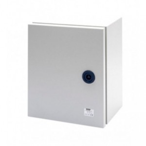 Grey Enclosure 300X250X160 M/S Plain Door