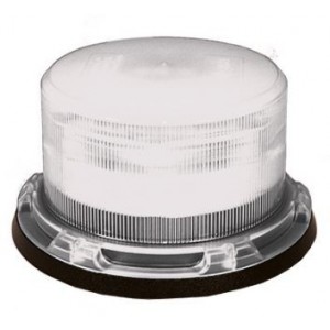 9-32VDC-WHITE- BEACON- 8 Flash Patterns Magnetic MOUNT- IP6