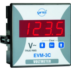 10-600VAC SINGLE PHASE VOLT METER 48x96