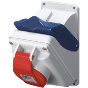 16A 2P+E 400V Combibloc N/BOTTOM IP55 9H