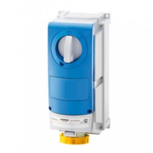16A 3P+E 110V Intl S-OUTLET+BACK IP66