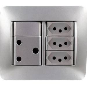 COMPLETE 4X4 1xRSA 3 PIN- 3X2 PIN N-TYPE TITANIUM
