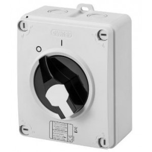 4P 40A Blk Hand Incl.isolator IP69