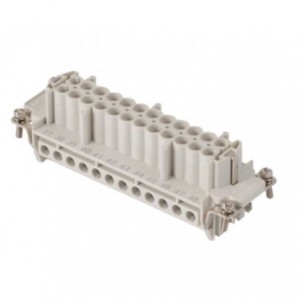 24P+E FEMALE CONNECTOR INSERT No25-48
