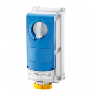 32A 3P+E 110V Intl S-OUTLET+BACK IP66