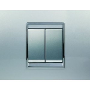 2 LEVER 1P 16A KIT CHORUS TITANIUM C/W 2x4
