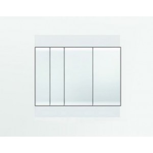 4 Lever 1P 16A Kit Chorus Geo White