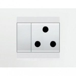 16A Sw Socket Outlet Chorus One White