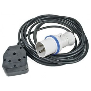 5M 1.5x3 CORE CABTYRE TO RSA JANUS- BLACK