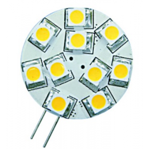 9 LED Lamp White 1.5W 8-30VDC G4 / 2 Per PACK