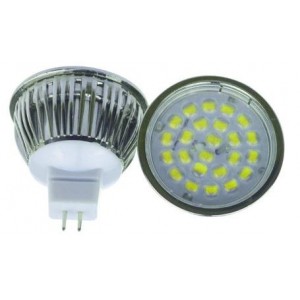 230VAC Yellow 12 LED MR16 Spot Light