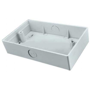 Flush Mount 6X3 Wall Box. 136X76X40MM