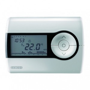 Chorus Battery Opperated Surface Mount Thermostat White