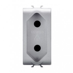 Chorus SOCKET-OUTLET 1M 2P 10A Israeli Std Titanium