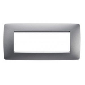 Chorus One 6-GANG Cover Plate Milk Titanium