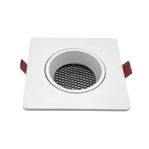 90X90MM Recessed Antiglare Downlight Fitting White