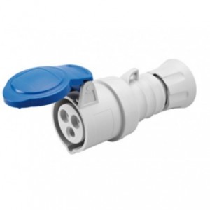 IP44 Connector 2P+E 32A 230V 6H Screwless