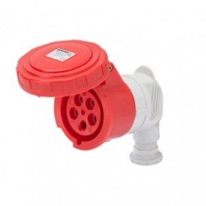 32A 3P+E 400V 90D Connector IP67 6H