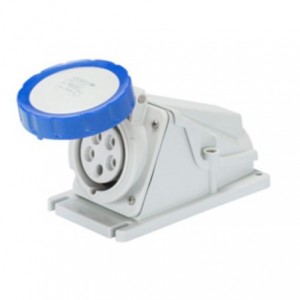 16A 3P+E 230V 90°W.RECEPTACLE IP67 9H