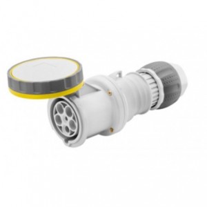 Connector HP IP67 2P+E 63A 110V 4H