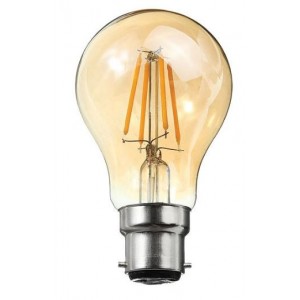230VAC 2W A60 Long LED Lamp Dimmable B22 2200K