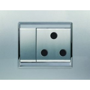 16A Sw Socket Outlet Chorus Lux Titanium