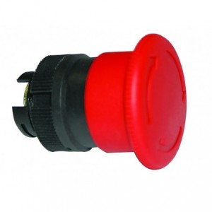 RED PUSH PULL 40mm MUSHROOM PUSHBUTTON HEAD