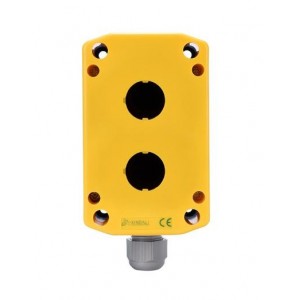 Control Station Enclosure 2 Hole IP65 Y/BK