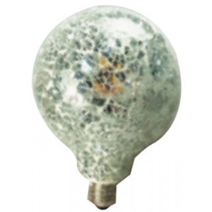 230VAC 6W Warm White G130 LED Shattered Glass Lamp E27