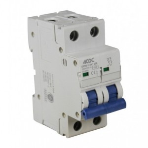 1AMP 2P 4-5KA C Curve Din Mcb