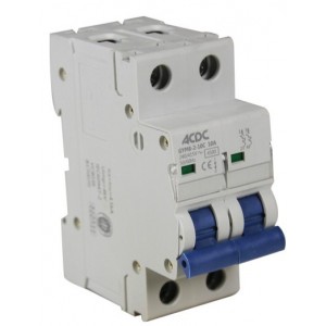 32AMP 2P 4-5KA C Curve Din Mcb