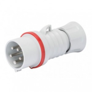 IP44 Plug 3P+E 16A 400V 6H Screwless