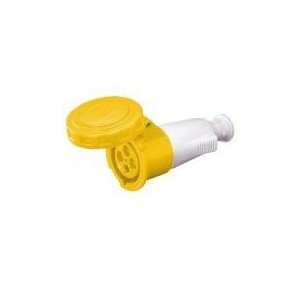 32A 3P+E 110V Str Socket Connector 4H IP