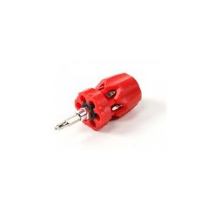 Goldtool GSD-810RED 7 In 1 Stubby Flat Head and Phillips Driver Set