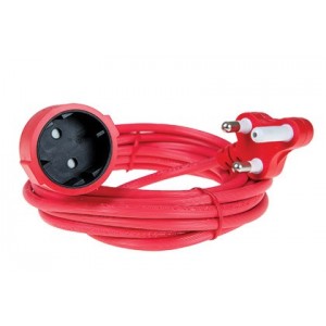 25M Shucko Extension Cord Red 10A