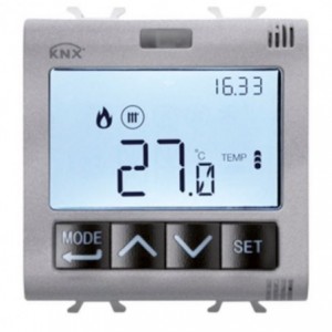 Knx Easy Timed THERMOSTAT/SLAVE Titanium